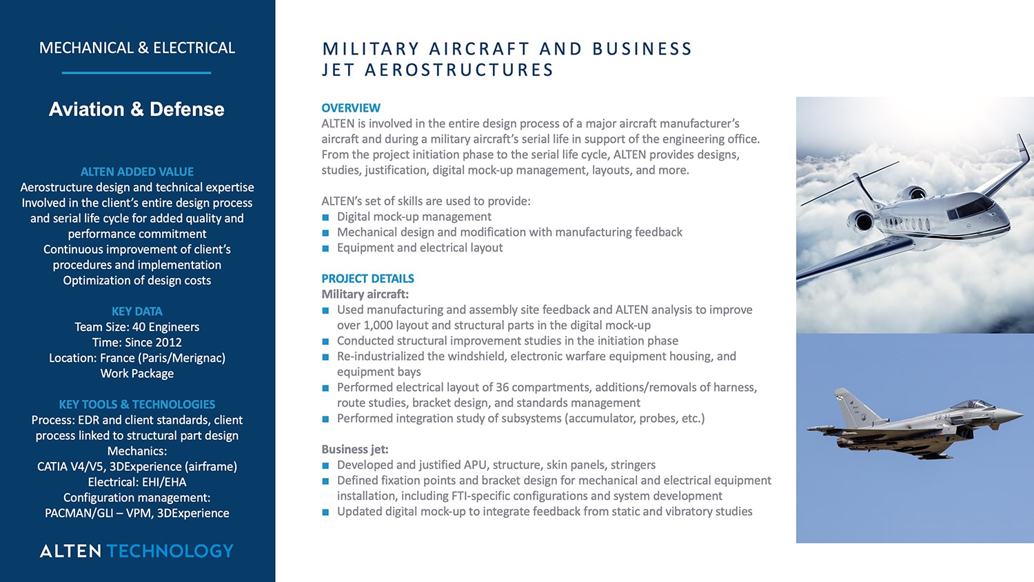 Military Aircraft Business