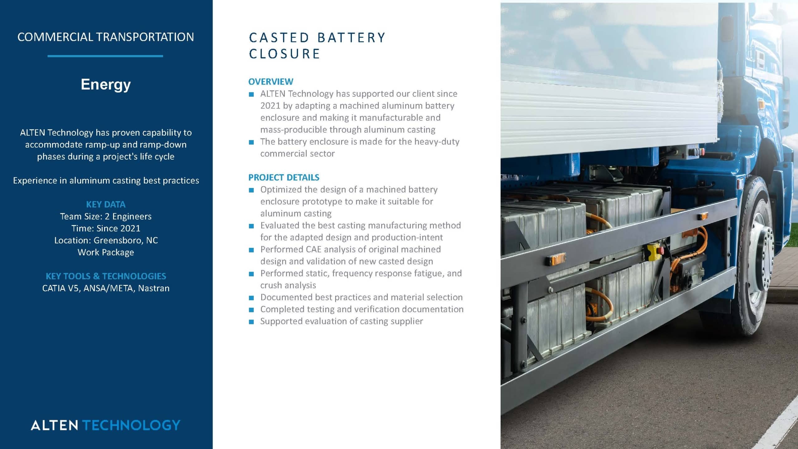 Casted Battery Closure