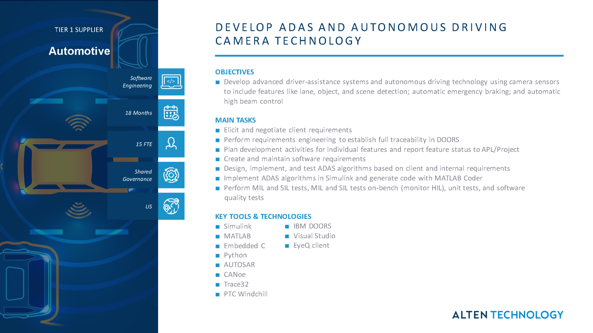 Develop ADAS and Autonomous Driving Camera Technology