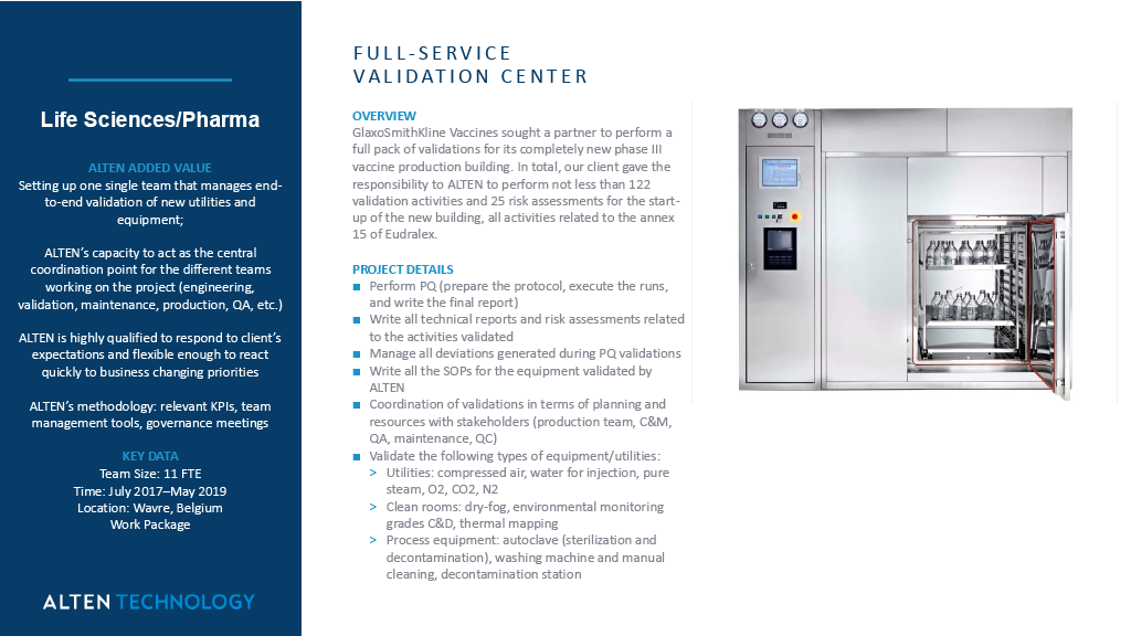 Full Service Validation Center