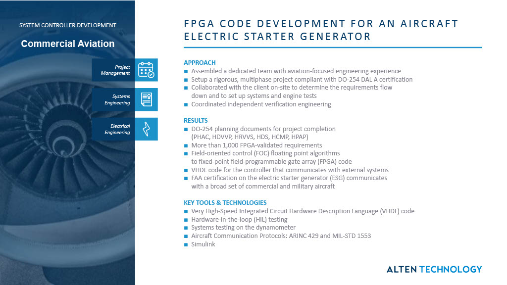 System Controller Development (Aircraft ESG)